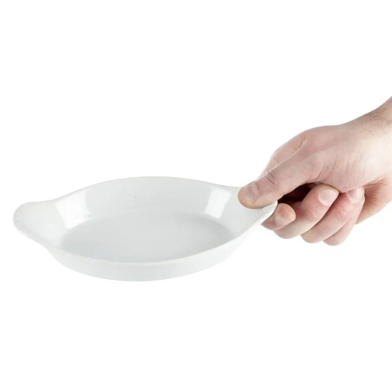 Olympia Whiteware ovale Gratinschalen weiß 204 x 115 mm - 6 Stk. - Image 5