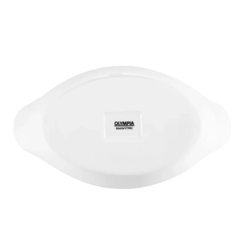 Olympia Whiteware ovale Gratinschalen weiß 204 x 115 mm - 6 Stk. - Image 6