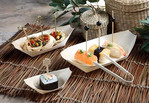 Papstar Pure Fingerfood-Schalen M - Schiffchen; Holz - 50 Stk - Image 4