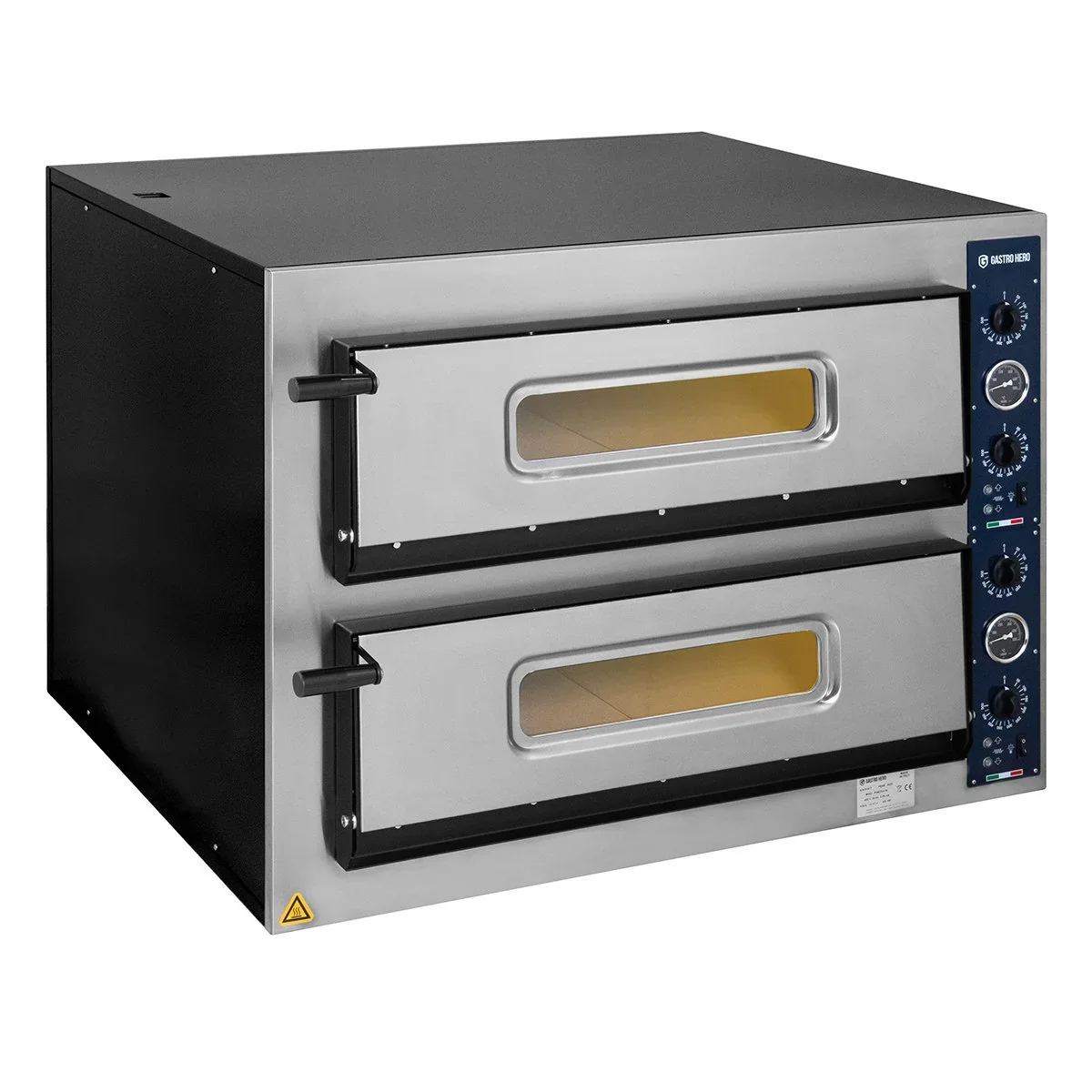 Pizzaofen PROFI 4+4x36 cm
