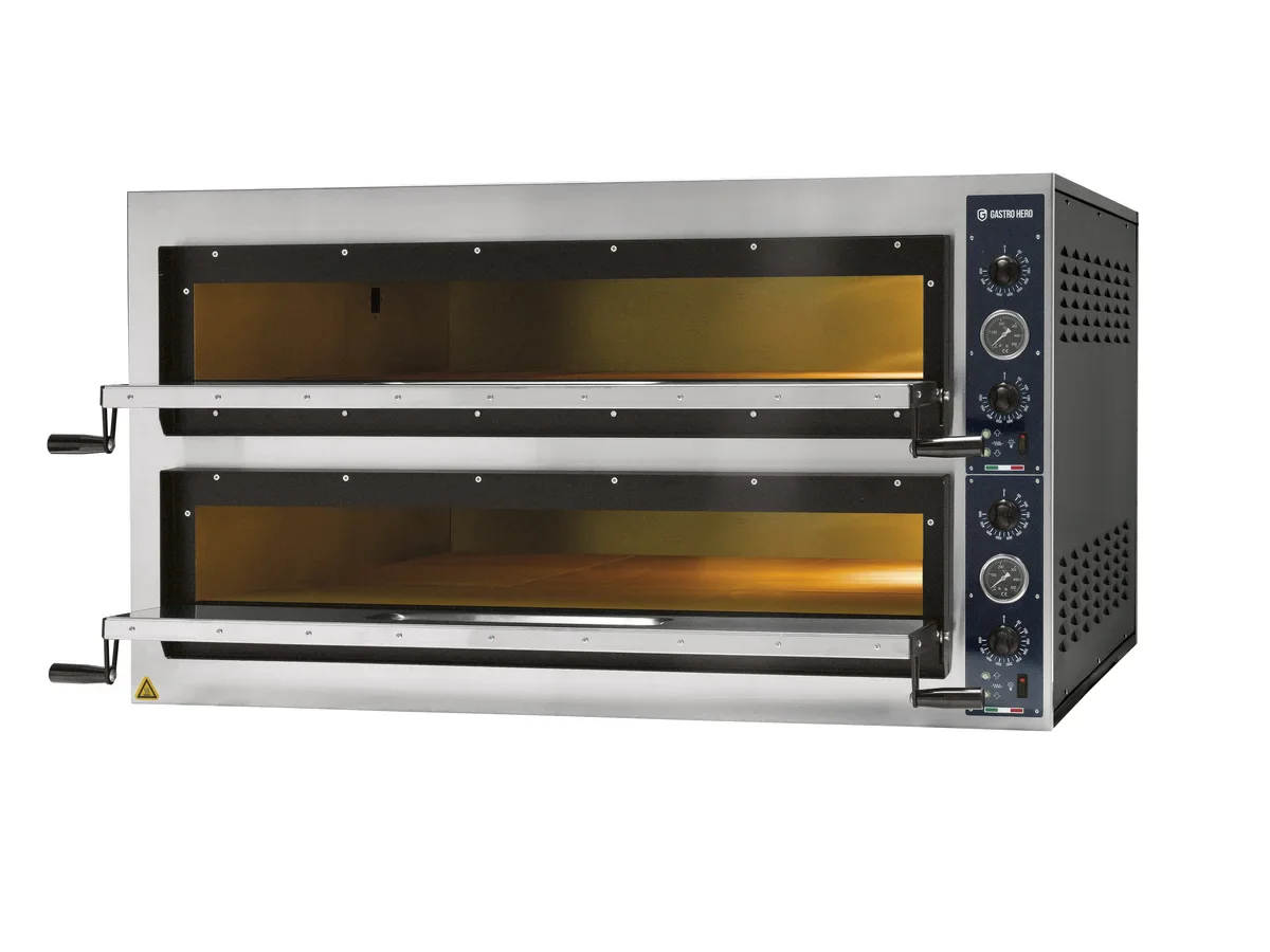 Pizzaofen PROFI PLUS 9+9x36 cm Vollschamott - Image 7