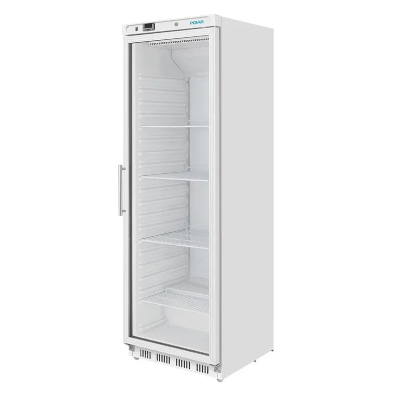 Polar C-Serie Lagerkühlschrank 400 Liter mit Glastür, weiß