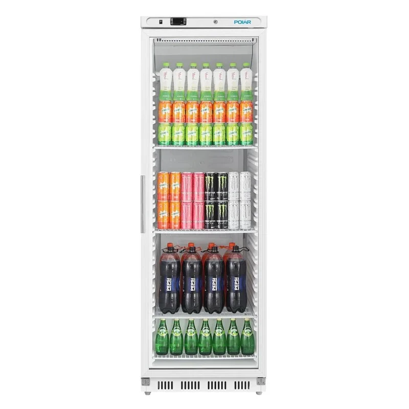 Polar C-Serie Lagerkühlschrank 400 Liter mit Glastür, weiß - Image 11