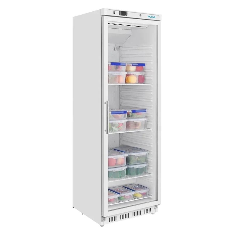 Polar C-Serie Lagerkühlschrank 400 Liter mit Glastür, weiß - Image 5