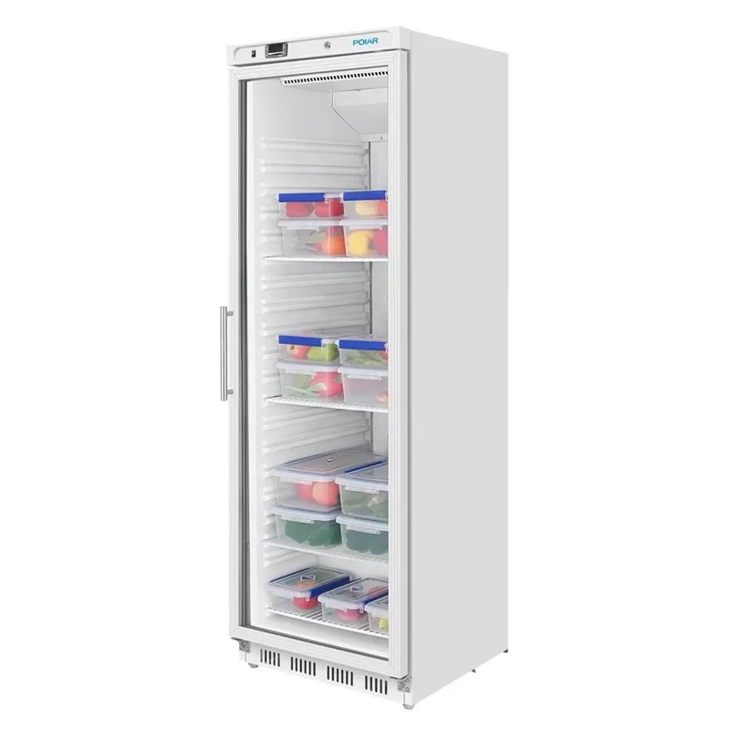 Polar C-Serie Lagerkühlschrank 400 Liter mit Glastür, weiß - Image 6