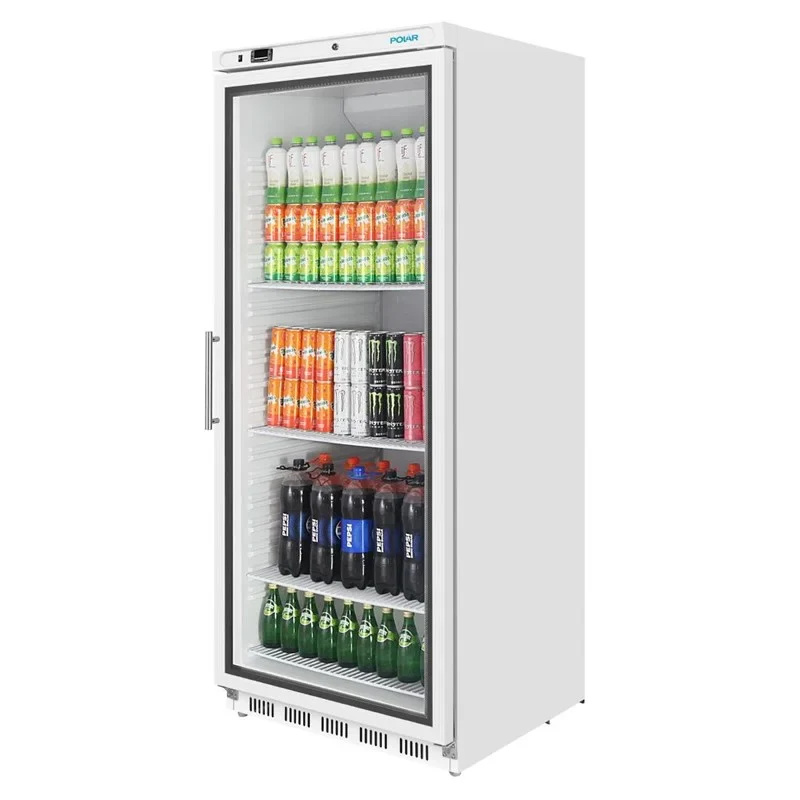 Polar C-Serie Lagerkühlschrank 600 Liter mit Glastür, weiß - Image 3