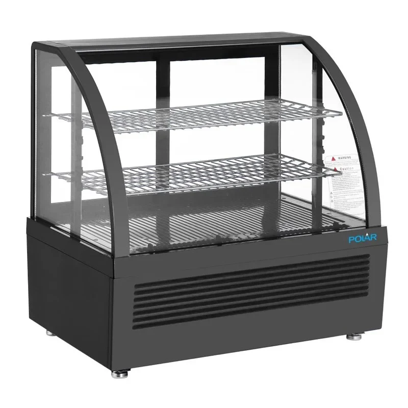 Polar C-Serie Tischkühlvitrine 100 Liter schwarz