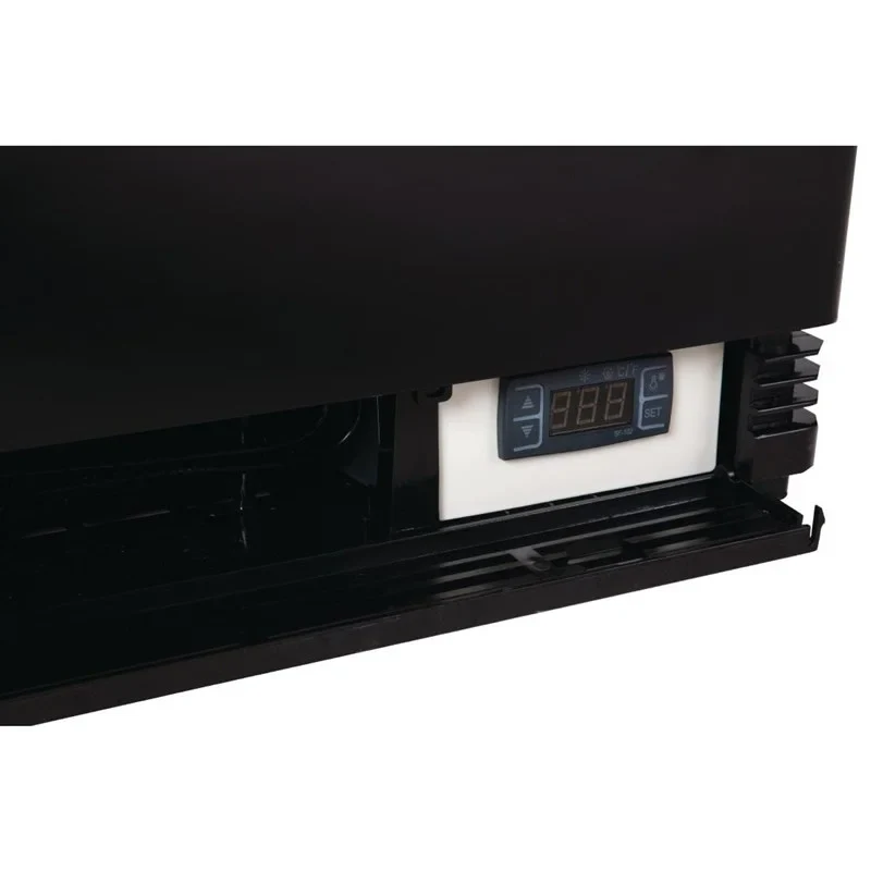 Polar C-Serie Tischkühlvitrine 68 Liter mit gebogener Tür, schwarz - Image 5