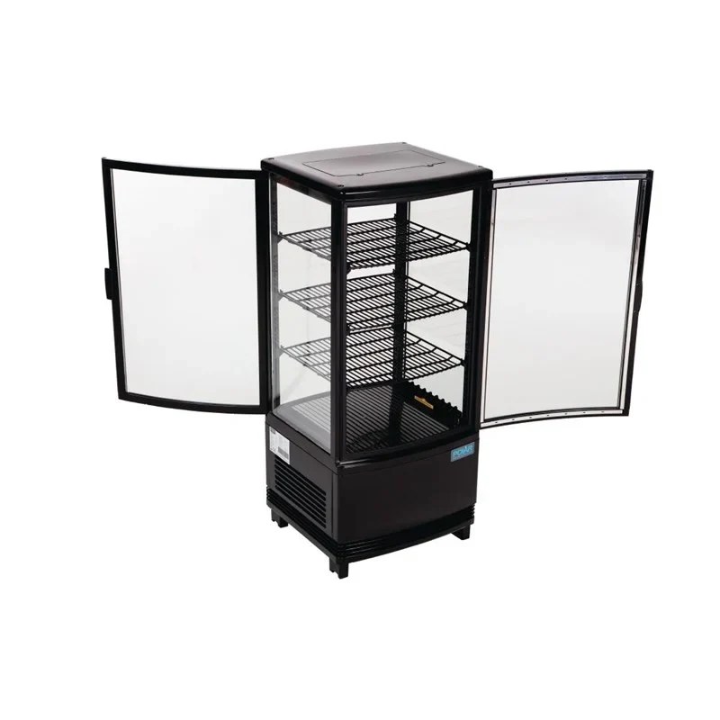 Polar C-Serie Tischkühlvitrine 86 Liter mit gebogener Tür, schwarz - Image 13