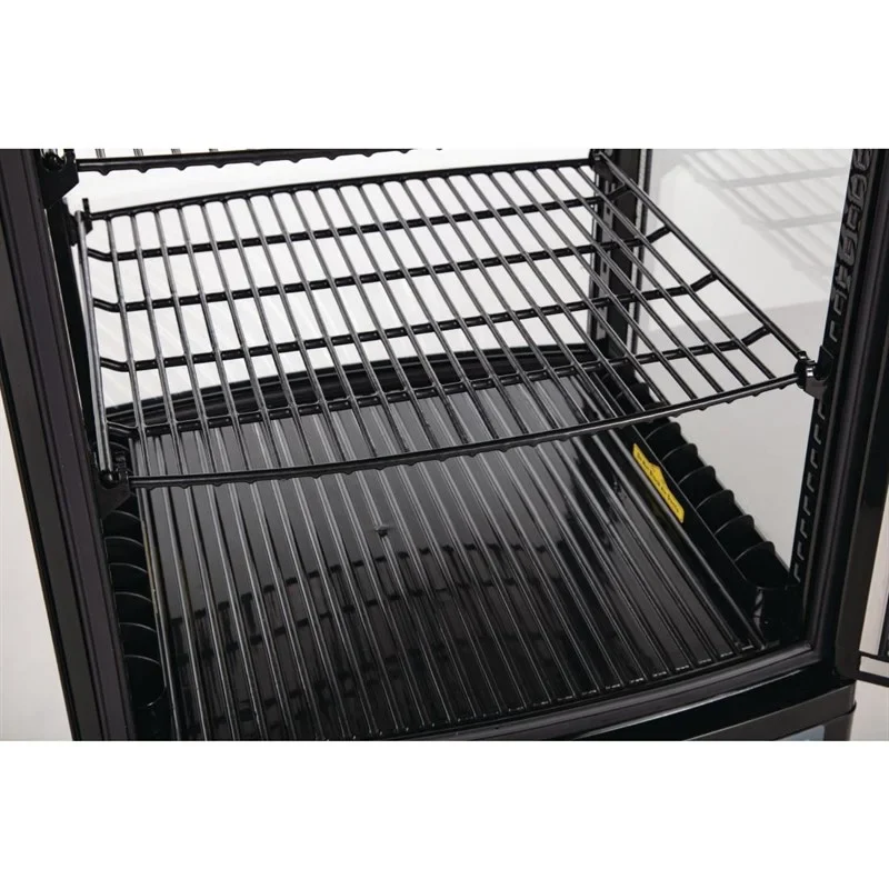 Polar C-Serie Tischkühlvitrine 86 Liter mit gebogener Tür, schwarz - Image 15