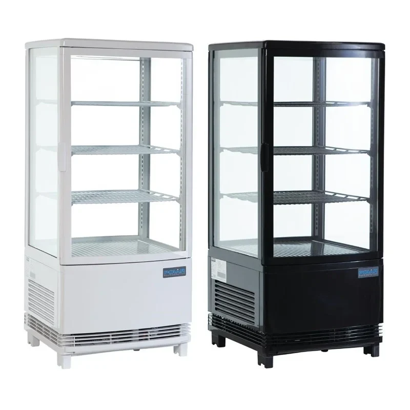 Polar C-Serie Tischkühlvitrine 86 Liter mit gebogener Tür, schwarz - Image 2