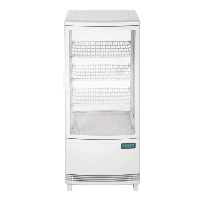 Polar C-Serie Tischkühlvitrine 86 Liter mit gebogener Tür, weiß - Image 11