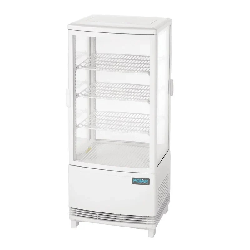 Polar C-Serie Tischkühlvitrine 86 Liter mit gebogener Tür, weiß - Image 15