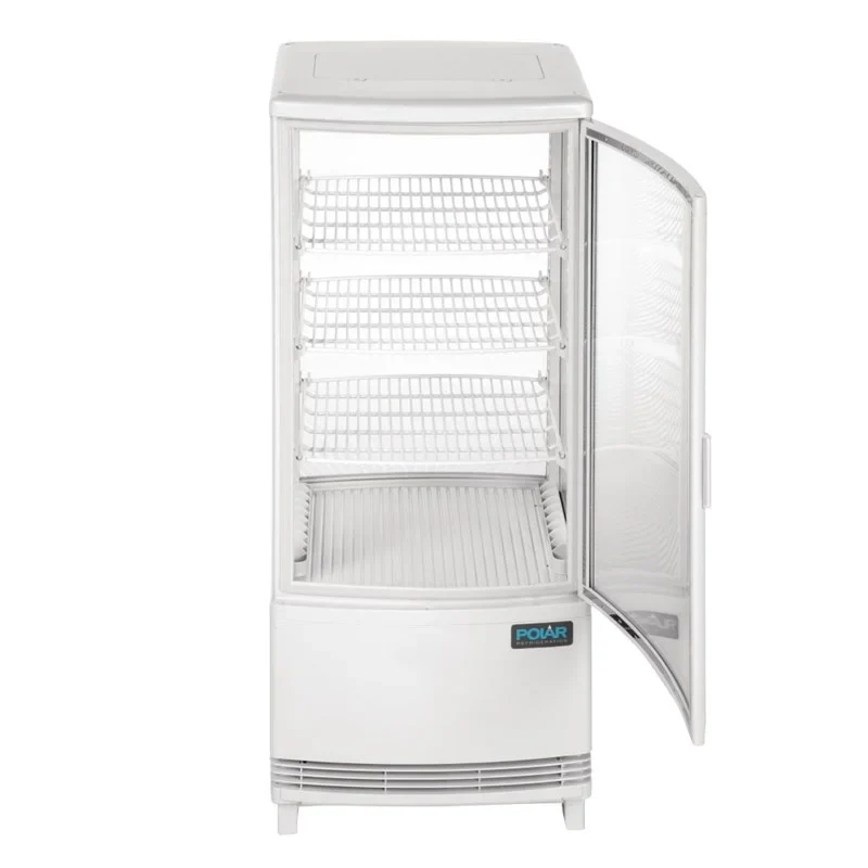 Polar C-Serie Tischkühlvitrine 86 Liter mit gebogener Tür, weiß - Image 16