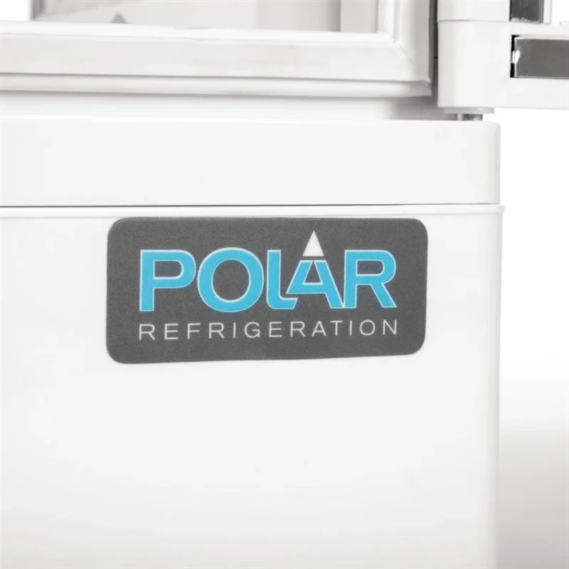 Polar C-Serie Tischkühlvitrine 86 Liter mit gebogener Tür, weiß - Image 7