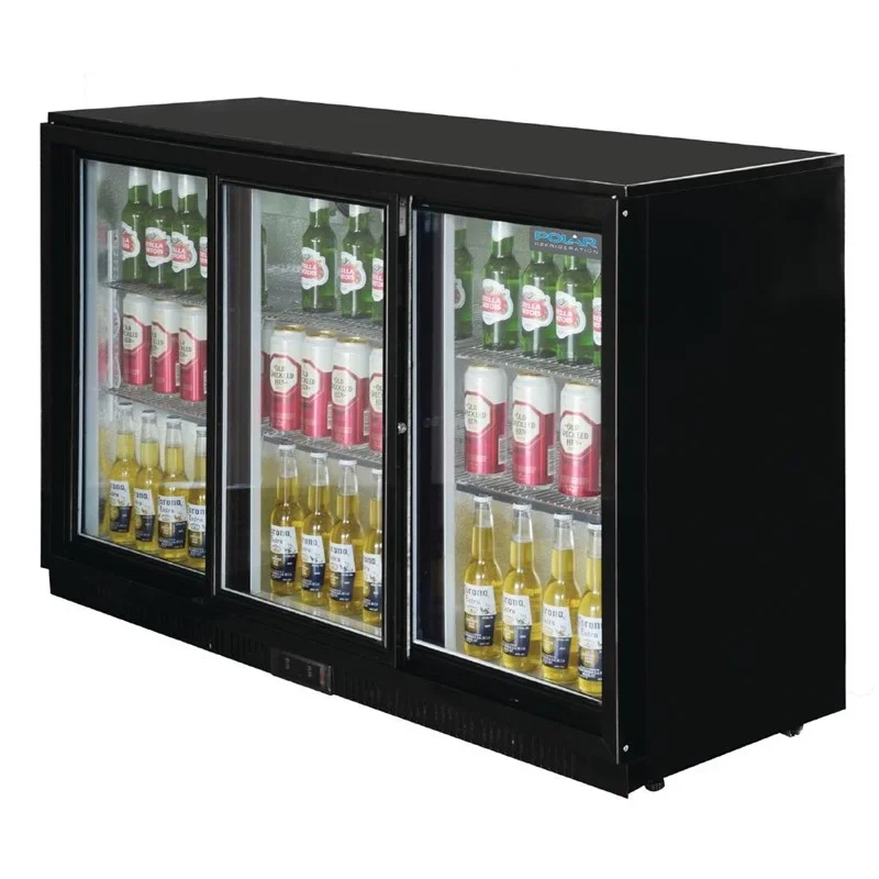 Polar G-Serie Barkühlschrank mit 3 Schiebetüren 330 Liter - Image 4