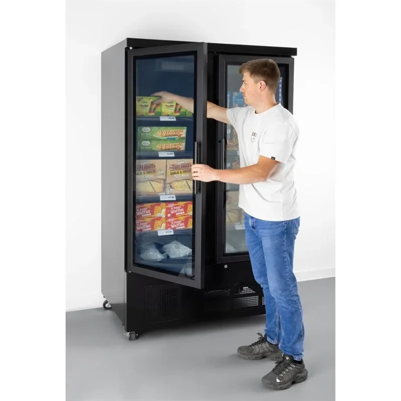 Polar G-Serie Gefrierschrank 744 Liter mit Glastür, 2-türig, schwarz - Image 13