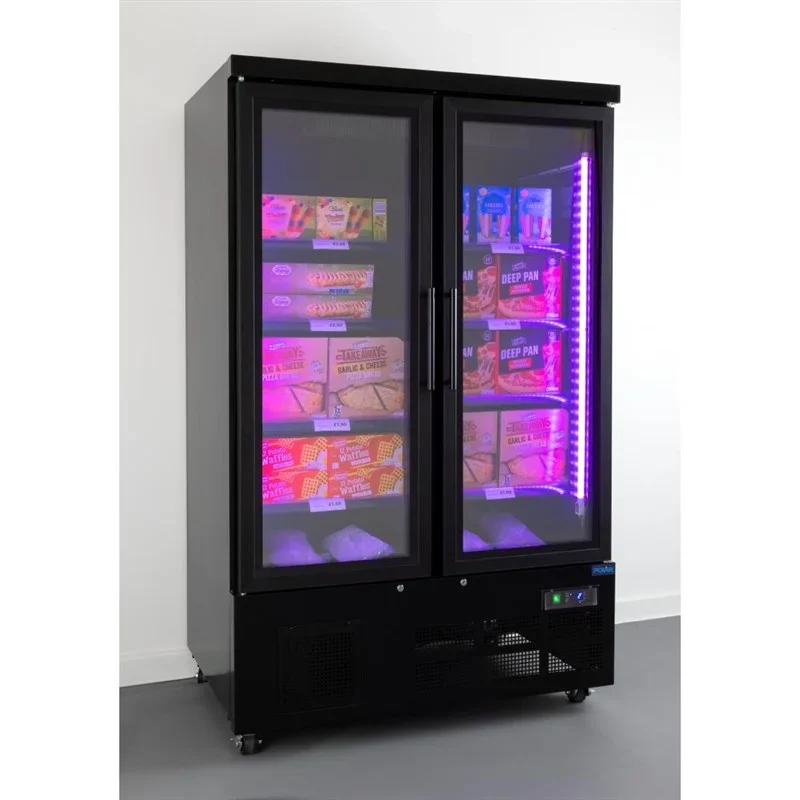 Polar G-Serie Gefrierschrank 744 Liter mit Glastür, 2-türig, schwarz - Image 16