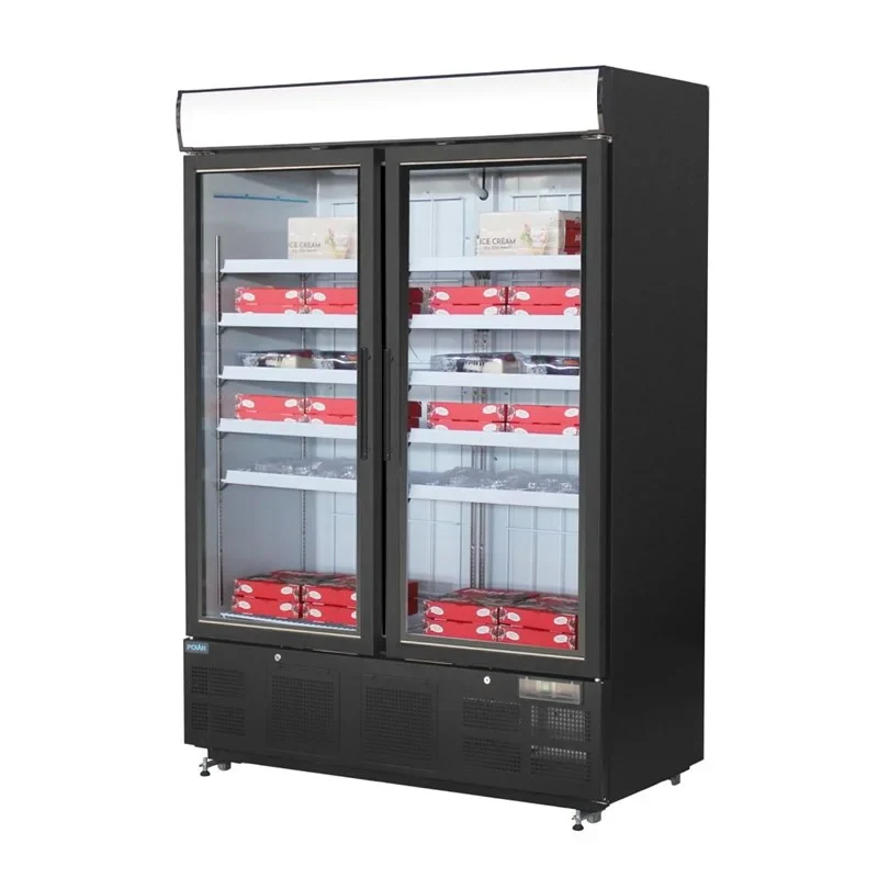 Polar G-Serie Gefrierschrank 920 Liter mit Glastür, schwarz - Image 4