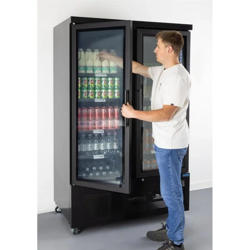 Polar G-Serie Getränkekühlschrank 744 Liter 2-türig, schwarz - Image 18
