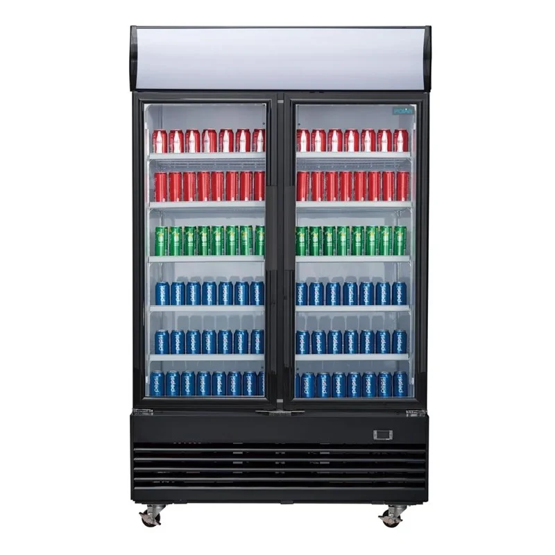 Polar G-Serie Getränkekühlschrank 950 Liter mit 2 Klapptüren, schwarz - Image 6
