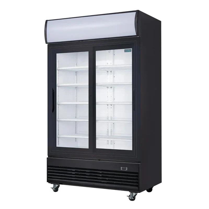 Polar G-Serie Getränkekühlschrank 950 Liter mit 2 Schiebetüren, schwarz - Image 2