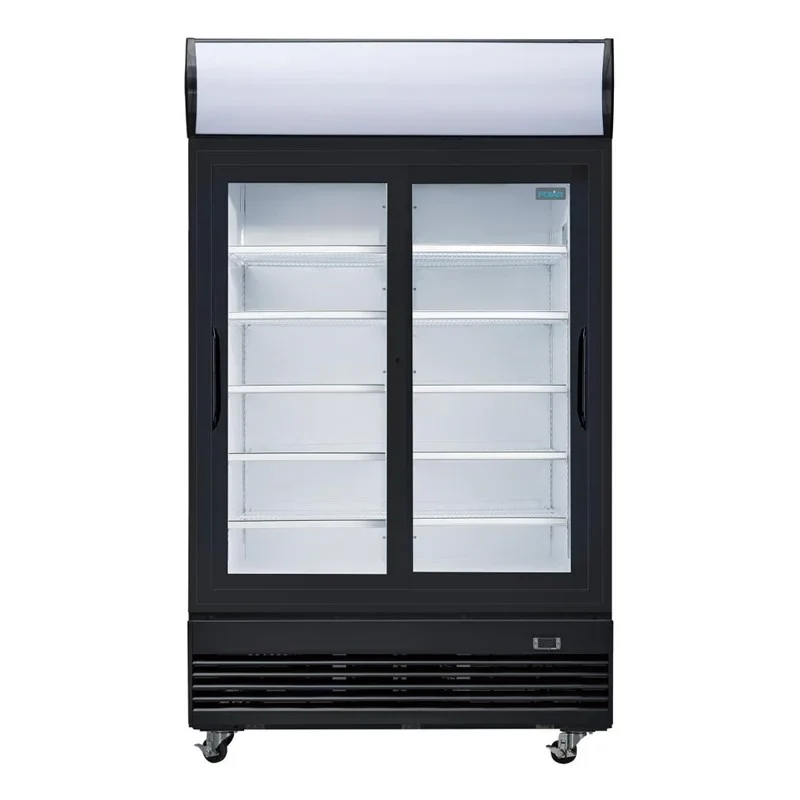 Polar G-Serie Getränkekühlschrank 950 Liter mit 2 Schiebetüren, schwarz - Image 3