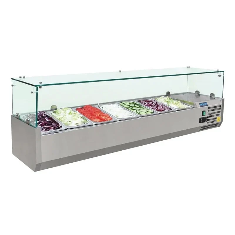 Polar Serie G Aufsatzkühlvitrine 7 x GN1/4 - Image 3