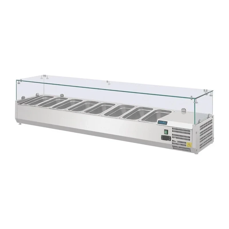 Polar Serie G Aufsatzkühlvitrine 8 x GN1/4 - Image 2