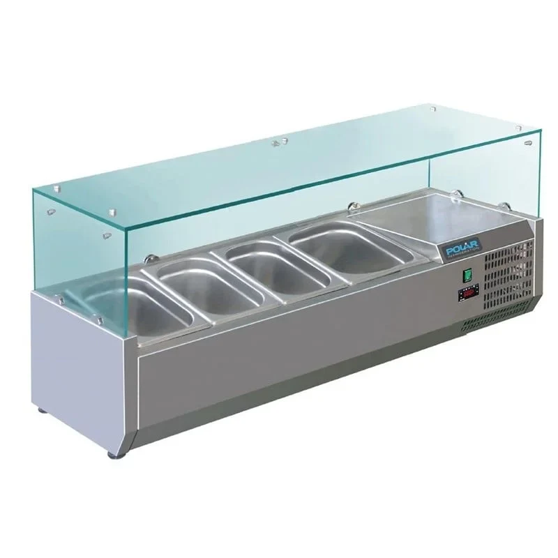 Polar Serie G Aufsatzkühlvitrine für 3x GN1/3 + 1x GN1/2 - Image 8