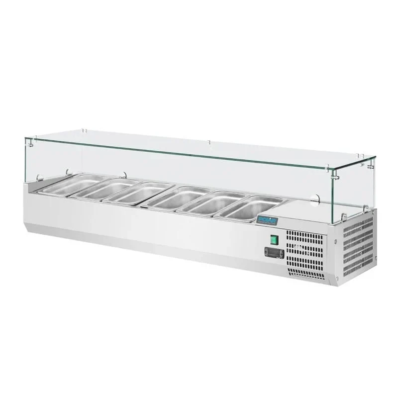 Polar Serie G Aufsatzkühlvitrine für 5x GN1/3 und 1x GN1/2 - Image 4