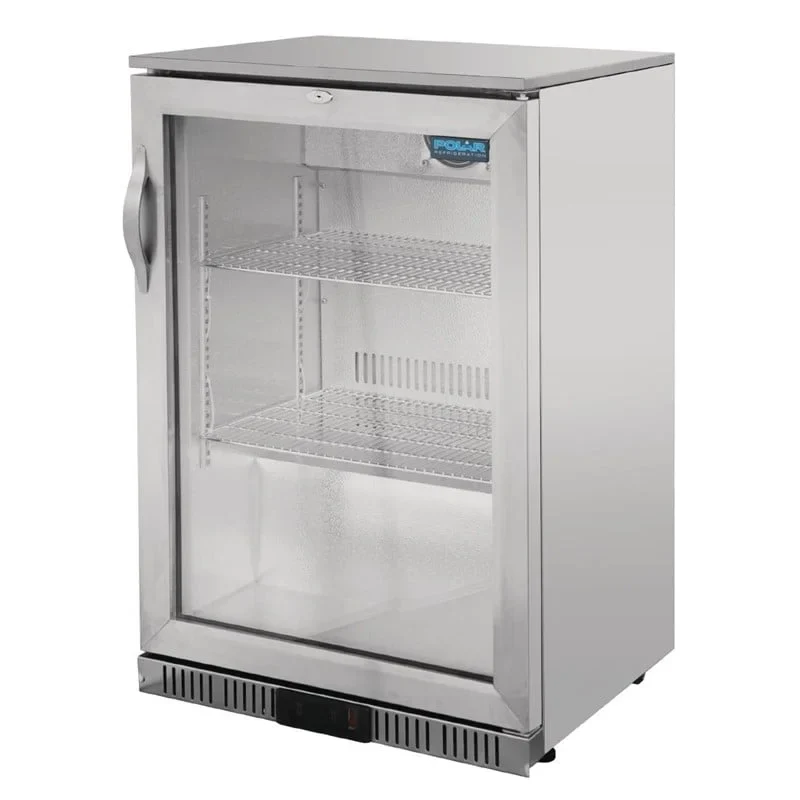 Polar Serie G Edelstahl Barkühlschrank mit Klapptür 138L - Image 3