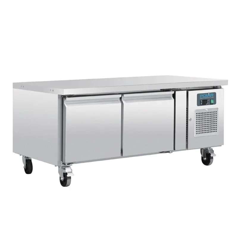 Polar Serie U 2-türiger GN-Kühltisch 214L - Image 3