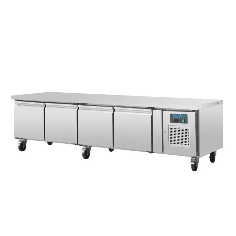 Polar Serie U 4-türiger GN-Kühltisch 420L - Image 4