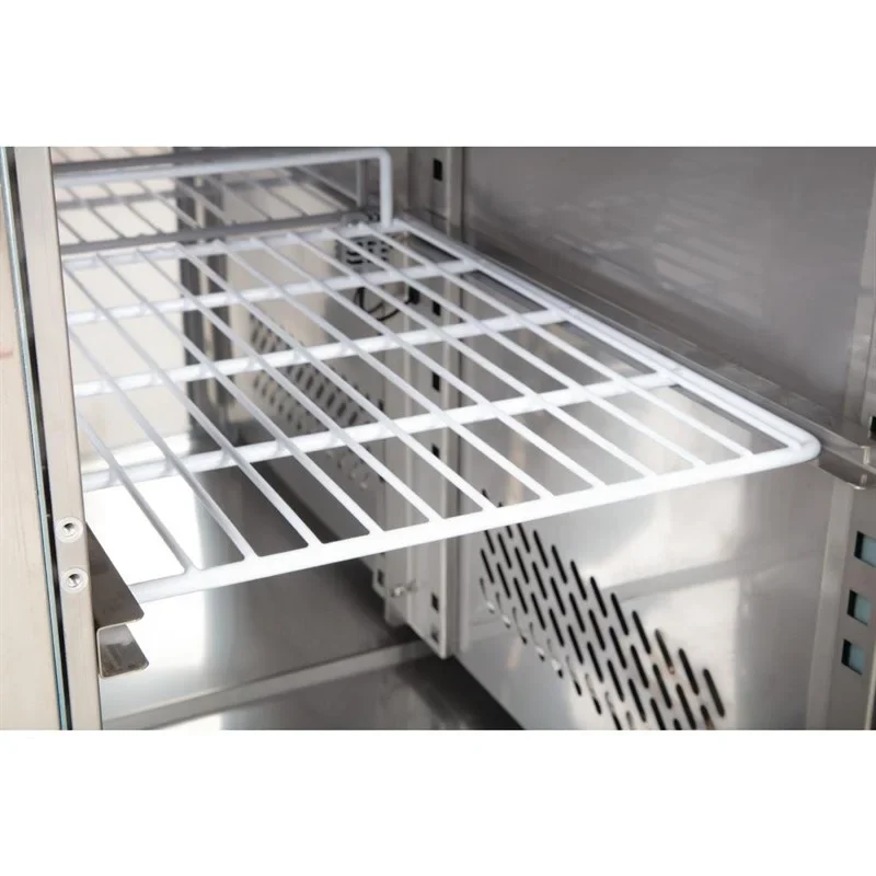 Polar U-Serie 3-türige GN-Saladette mit Schutzhaube - Image 4