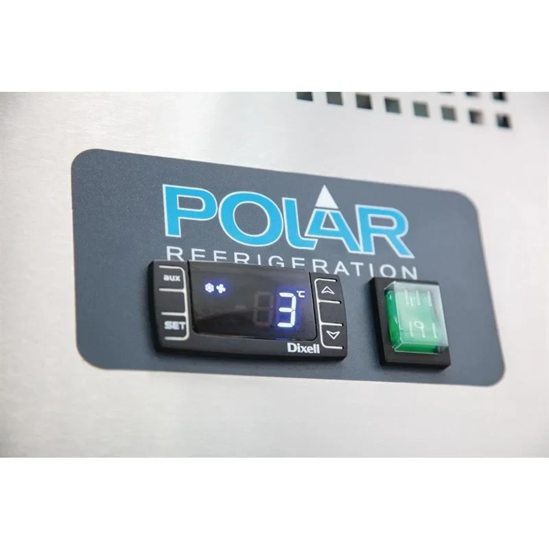Polar U-Serie 3-türige GN-Saladette mit Schutzhaube - Image 5