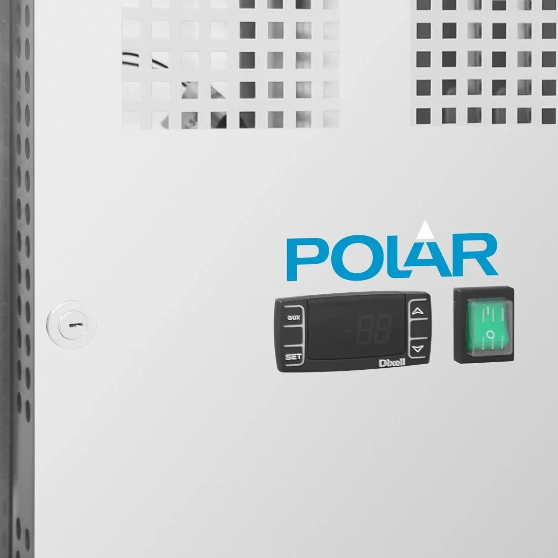Polar U-Serie Bäckerei-Kühltisch EN 60x40 3 Türen 634 Liter auf Rollen - Image 8
