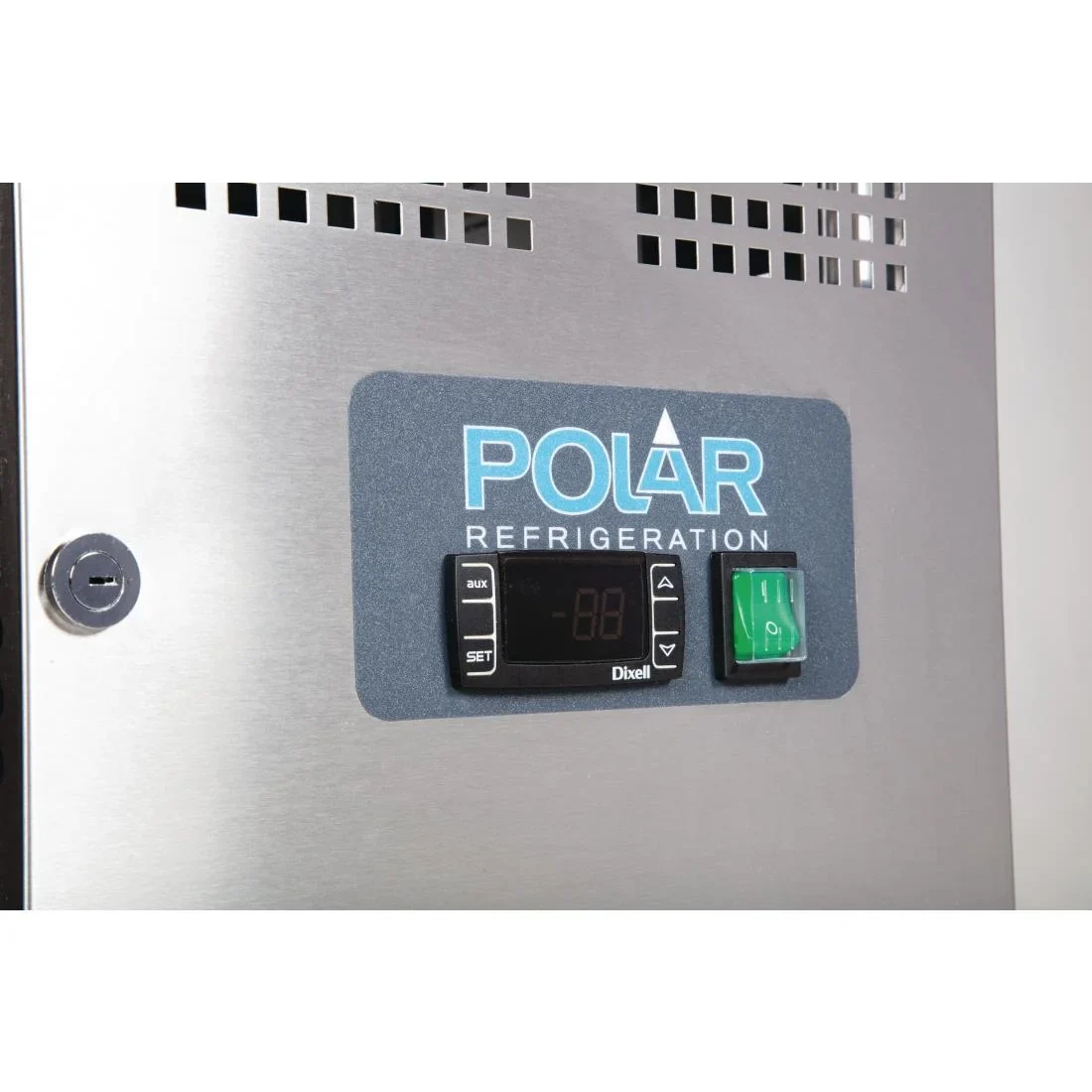 Polar U-Serie Kühltisch 2 Türen 282 Liter auf Rollen - Image 6