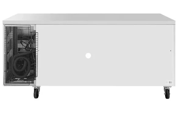 Polar U-Serie Kühltisch 6 Schubladen 465 Liter auf Rollen - Image 4