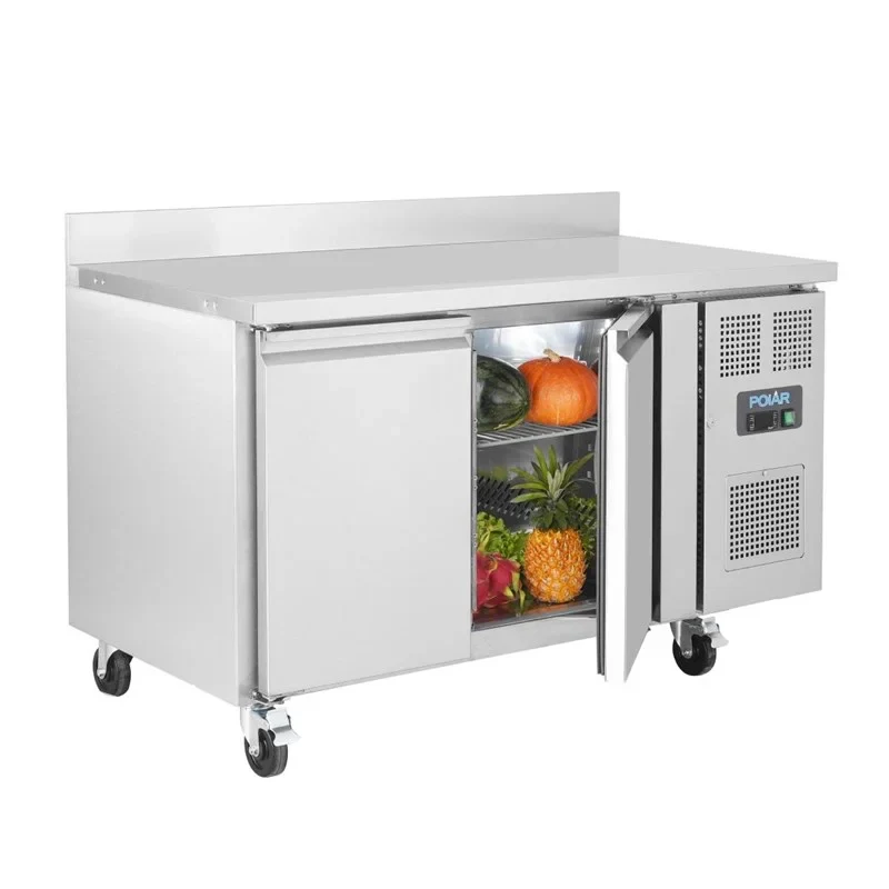 Polar U-Serie Tiefkühltisch 2-türig 282 Liter mit Aufkantung - Image 5