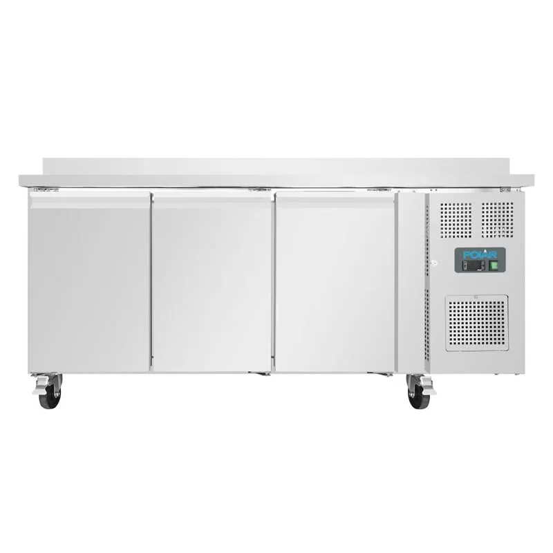 Polar U-Serie Tiefkühltisch 3-türig 417 Liter mit Aufkantung - Image 4