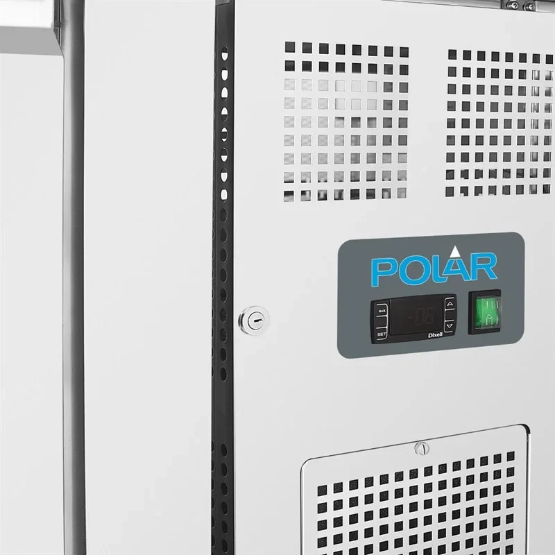 Polar U-Serie Tiefkühltisch 3-türig 417 Liter mit Aufkantung - Image 5