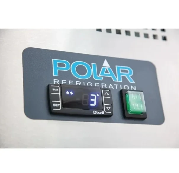 Polar U-Series Pizzatisch 3 Türen mit Granitplatte 643 Liter auf Rollen - Image 10