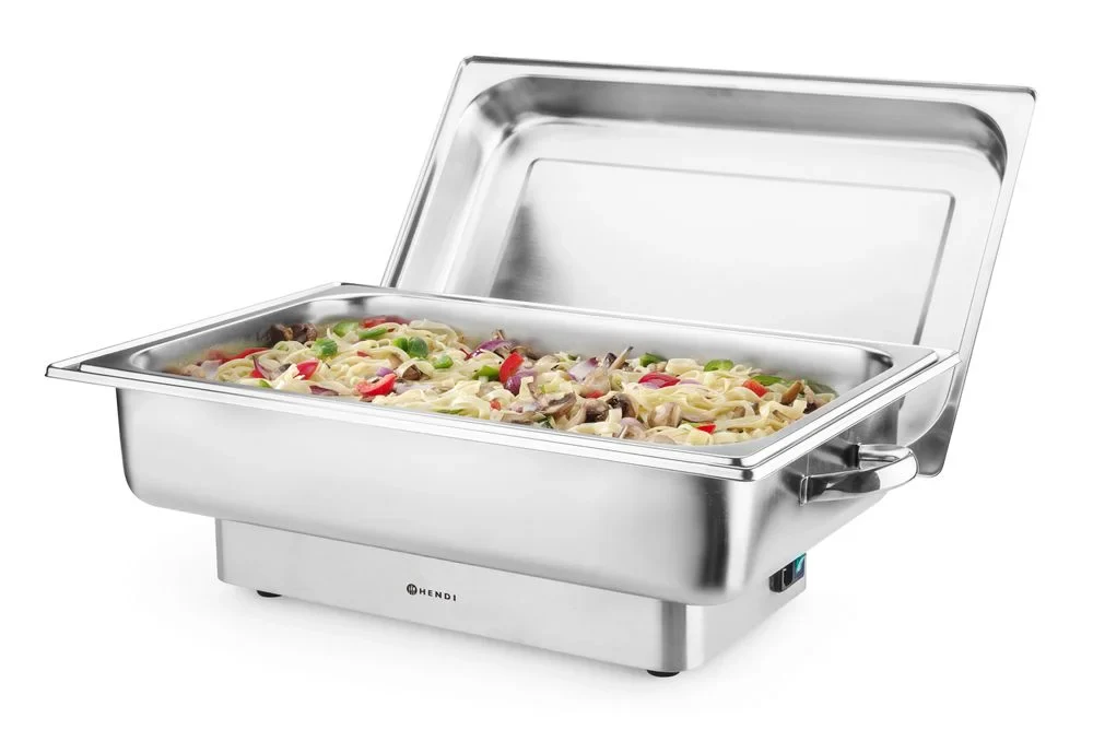 POLINA Chafing dish elektrisch Edelstahl D7 GN1/1 230 V 1000W - Image 2