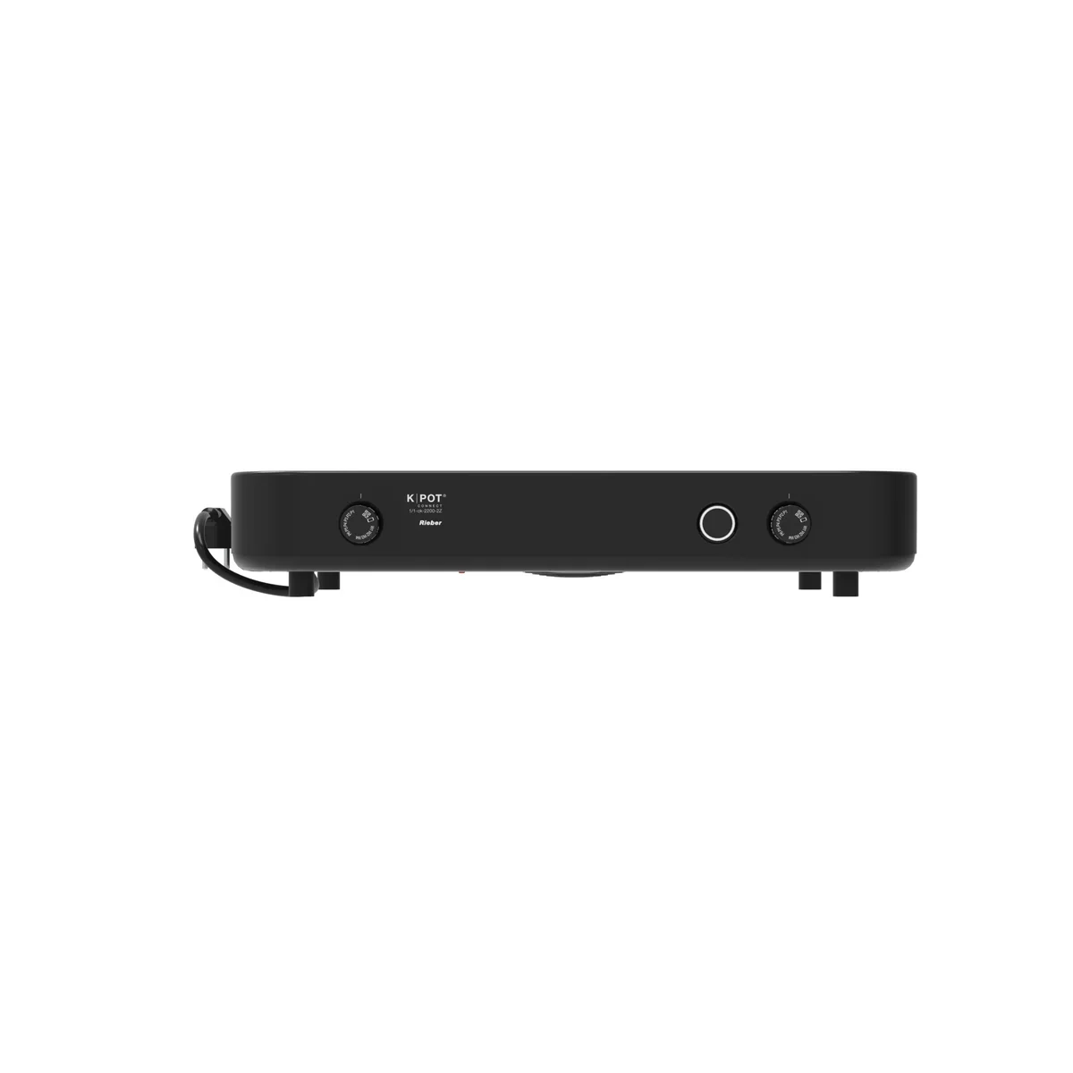Rieber Digitale & App-gesteuerte Catering-Küche mit Cerankochfeld K-POT CONNECT 1/1-ck-2200-2Z schwarz - Image 2