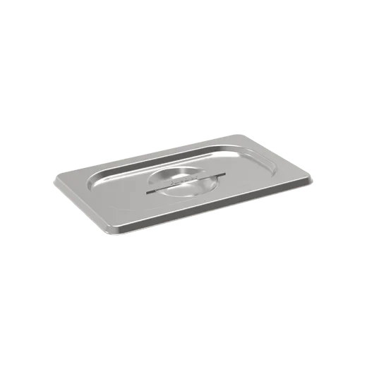 Rieber Edelstahl GN-Deckel GN 1/9 Standard mit Griffmulde, Mod. 191
