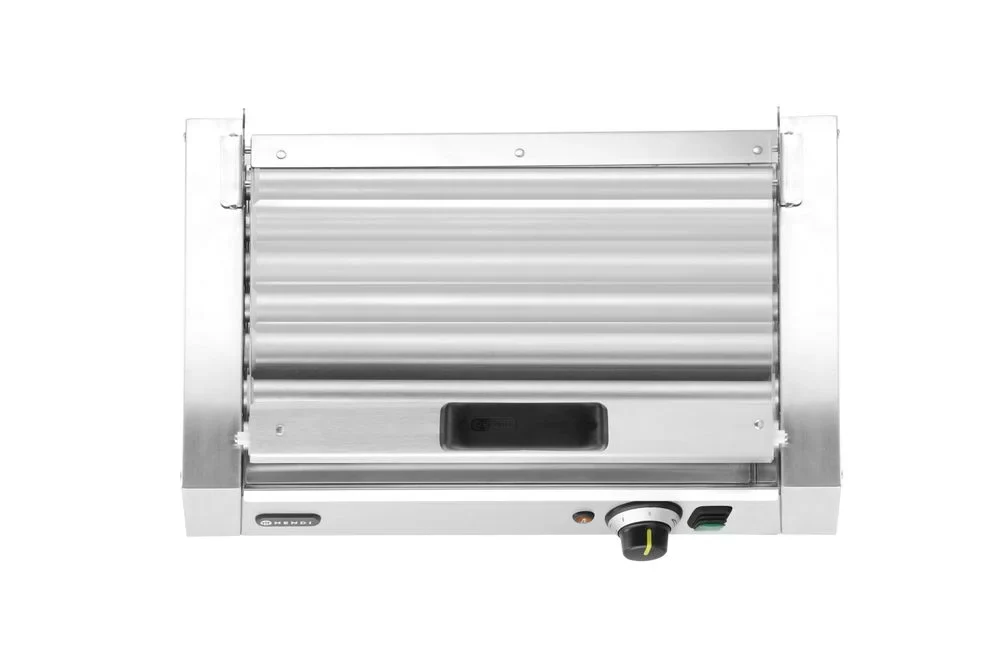 Rollengrill, 1-Zone mit Energiesparabdeckung, HENDI, 7 Rollen, 230V/620W, 566x375x(H)259mm - Image 4