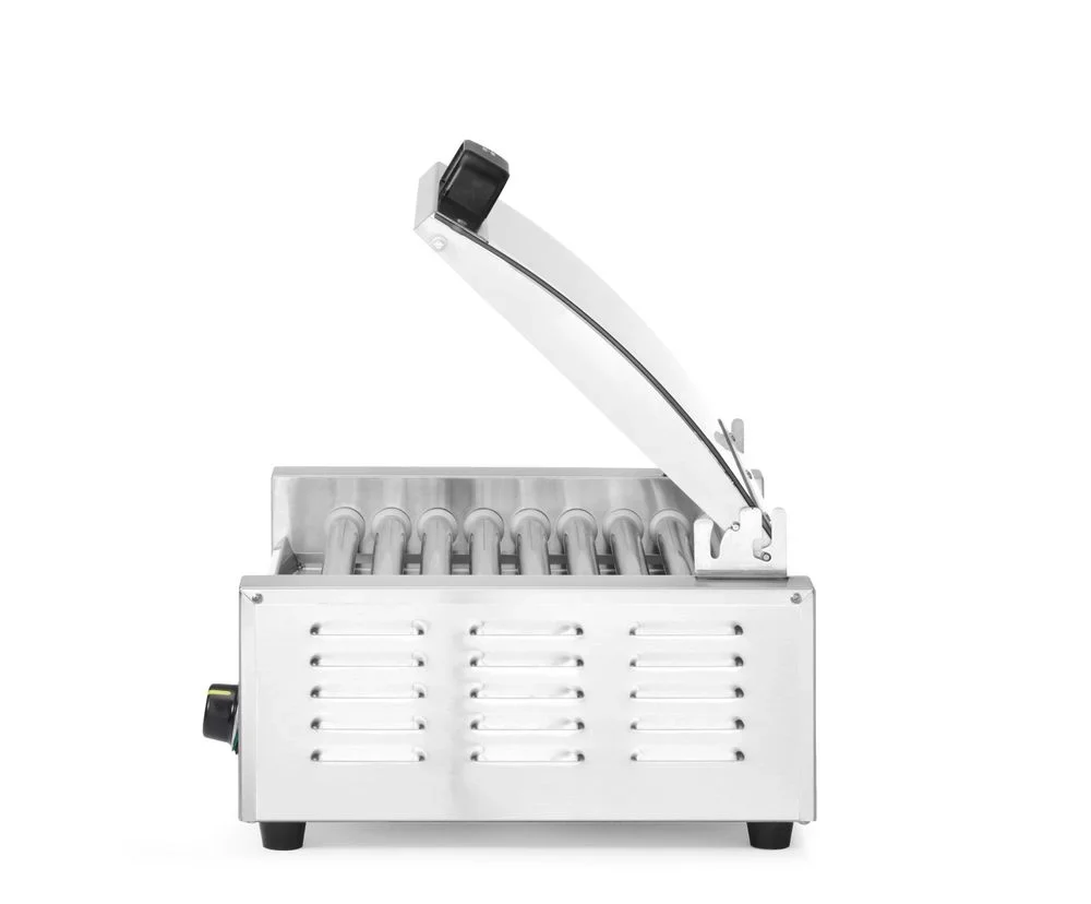 Rollengrill, 1-Zone mit Energiesparabdeckung, HENDI, 9 Rollen, 230V/790W, 566x450x(H)259mm - Image 4