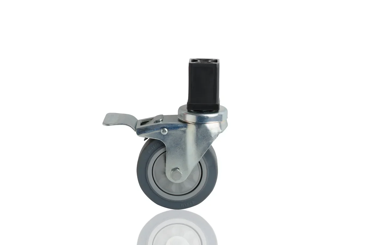 Rollensatz Set für YATS Arbeitstische (4 Stk), gebremst - Image 3