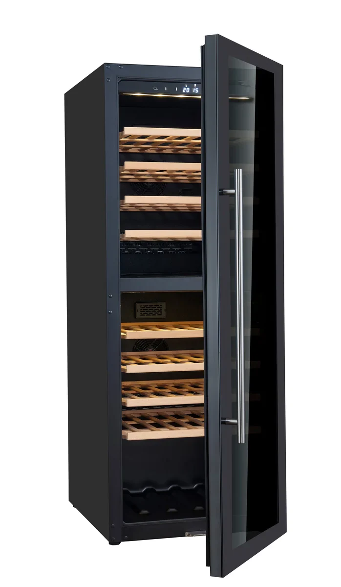 SARO Weinlagerschrank WK 77D, für 77 Flaschen, 2 Zonen